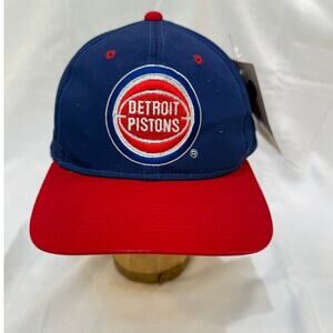 Official Vintage 90's Licensed Detroit Pistons NBA Hat NWT Retired Logo